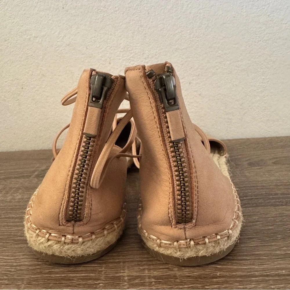 Eileen Fisher Lee Tumbled Nubuck Espadrille, Size 10